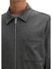 Marc O'Polo Zip-Overshirt regular in Dark Grey Melange