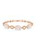 gaya Women Bracelet in Rose Gold White