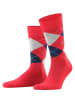 Burlington Socken 3er Pack in Rot/Blau/Grau