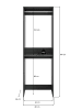 ebuy24 Waschmaschinenschrank Free Anthrazit 66 x 66 cm