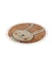 Vivorum Kinder Teppich Modena 415 in beige - rund