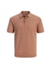 Jack and Jones Poloshirt Bluriley Knit Polo in Ziegel