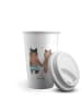 Mr. & Mrs. Panda Kaffeebecher To Go Bär Freundin ohne Spruch in Weiß