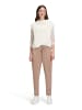 BETTY & CO Casual-Hose mit Struktur in Powder Pearl