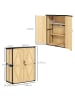 Outsunny Gartenschrank,140cm x 74cm x 173cm,natur