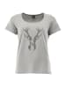 OS-Trachten T-Shirt Femira in mittelgrau