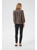Kaffe Langarm-Bluse KAellen in Deep Taupe CC