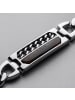 Holzkern Herren-Armband Edelstahl Outlands Walnuss/Silberfarben