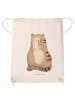 Mr. & Mrs. Panda Gym Bag Katze Sitzen ohne Spruch in Creme