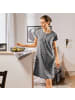 REDBEST Single-Jersey Nachthemd in grau meliert