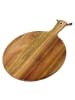 relaxdays Pizzabrett in Natur - (B)28 x (H)1,2 x (T)37,5 cm