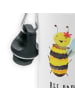 Mr. & Mrs. Panda Trinkflasche Biene Happy mit Spruch in Weiß