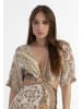 faina Damen Minikleid Mit Cut-Outs in Weiss
