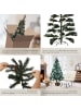 tectake Christbaum künstlich Tannenbaum 180 cm Kiefernzapfen Grün