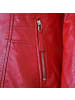 JILANI Lederjacke Lammnappa in Rot