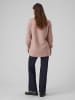 Vero Moda Strickpullover in Woodrose