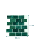 relaxdays 20 x Klebefliesen in Grün - 30x30