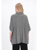 DreiMaster Women Poncho in black melange