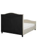 Beliani Doppelbett AUREL in Beige - (W) 174 x (H) 144 x (L) 216 cm