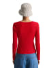 Marc O'Polo DENIM Rippstrick-Cardigan slim in Carmine Red