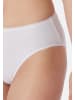 Schiesser Slip Essentials Cotton in Weiß / lila
