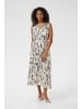 Kaffe Kleid KAvicki A-shape in Grey Graphic Blur Print
