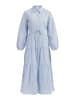 usha WHITE LABEL Damen Maxikleid Aus Baumwolle in Hellblau