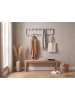 FineBuy Wandgarderobe in Silber / Metall / 80x4x20