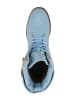 VAN HILL Schnürstiefeletten Paisley in Hellblau