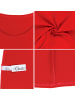 Alkato Alkato Damen Langarm Shirt mit O-Ausschnitt in rot