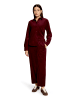 BETTY & CO Casual-Hose mit elastischem Bund in Fall Burgundy