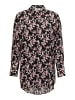 JACQUELINE de YONG Lange Hemd Bluse Animal Print Shirt JDYBARBARA in Schwarz-2