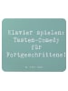 Mr. & Mrs. Panda Mouse Pad Spruch Klavier Tasten mit Spruch in Meeresbrise
