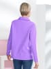 Sieh an! Fleeceshirt in flieder