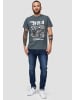 Re:Covered T-Shirt BSA British Motor Flag in Charcoal