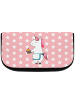 Mr. & Mrs. Panda Kosmetiktasche Einhorn Muffin ohne Spruch in Rot Pastell