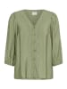 Kaffe Langarm-Bluse KAsonja Loose fit in Oil Green