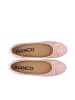 Bianco Ballerinas in DustyPinkPatent