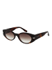 Trussardi Frauen Sonnenbrille Oval Braun
