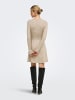 ONLY Strickkleid in Weathered Teak