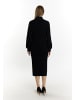 DreiMaster Damen Strickkleid in Schwarz