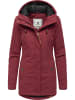 ragwear Winterjacke Monadena Parka YOUMODO in Wine Red