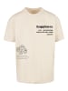 F4NT4STIC Heavy Oversize T-Shirt happiness OVERSIZE TEE in sand