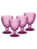 Villeroy & Boch 4er Set Wassergläser Boston Coloured in – 400 ml in Berry