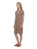 Betty Barclay Sommerkleid kurzarm in Dark Blue/Brown