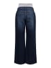 mama licious Umstandsjeans mit weitem Bein in Dark Blue Denim