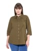 Ulla Popken Hemdbluse in oliv