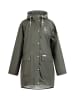 myMo Damen Oversized Regenmantel in Oliv