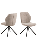 ebuy24 Esszimmerstuhl Aura Beige 2er Set