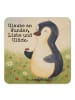 Mr. & Mrs. Panda Untersetzer Pinguin Marienkäfer Design mit Spruch in Weiß